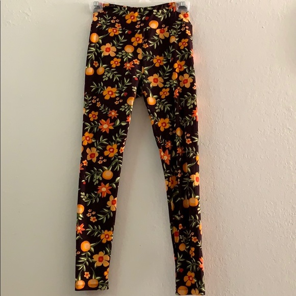 LuLaRoe Pants - 🌻Lularoe One Size Leggings Floral Print
